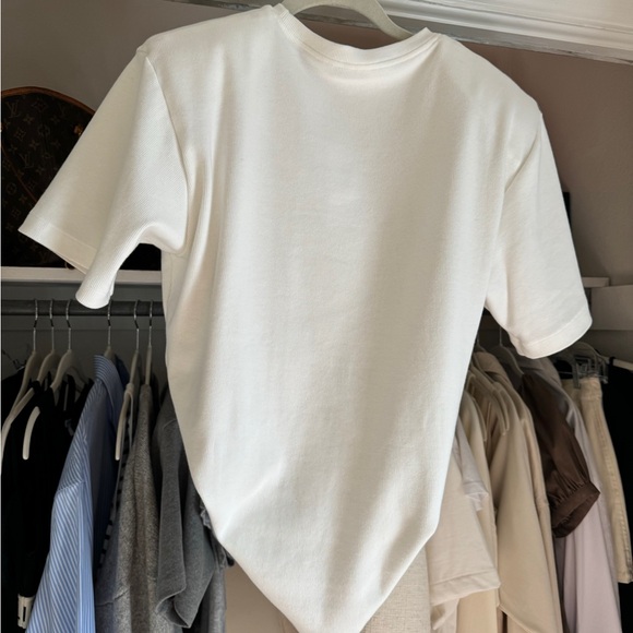 Magda Butrym White Knot Tee - Picture 3 of 6